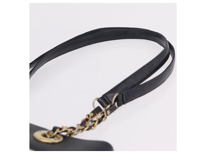 MCM Vicetos Logogram Chain Tote Bag PVC Leather White Gold Auth 202498 Tragetasche Weiß Golden - Ansicht 15