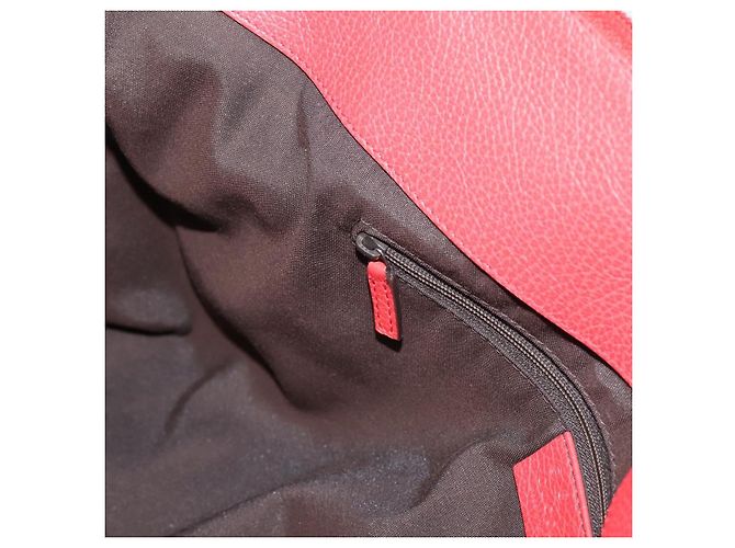 Borsa a mano GUCCI Abbey in pelle Outlet Rosso Argento 341491 Auth 207693V - vista 20