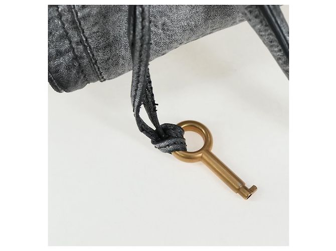 Chloé Bolso Chloe Paddington de piel Plata Oro Auth am12718V Dorado - vista 10