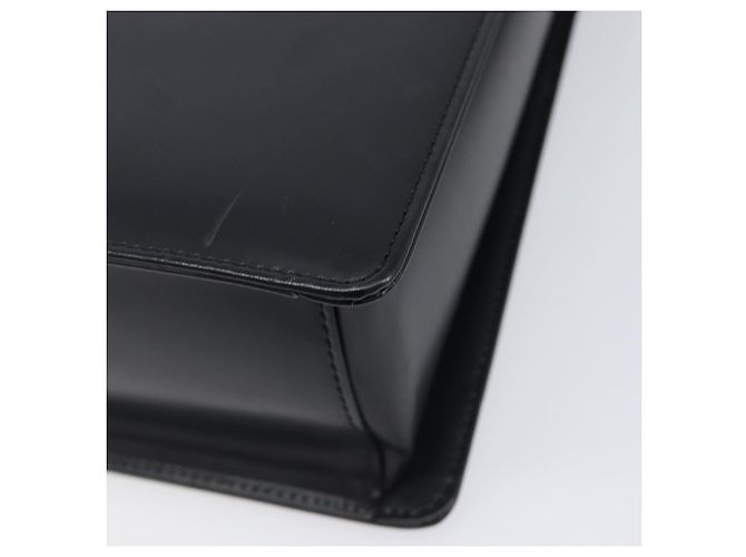 Borsa a tracolla BURBERRY in pelle nera e argento Auth 206797A Nero - vista 16