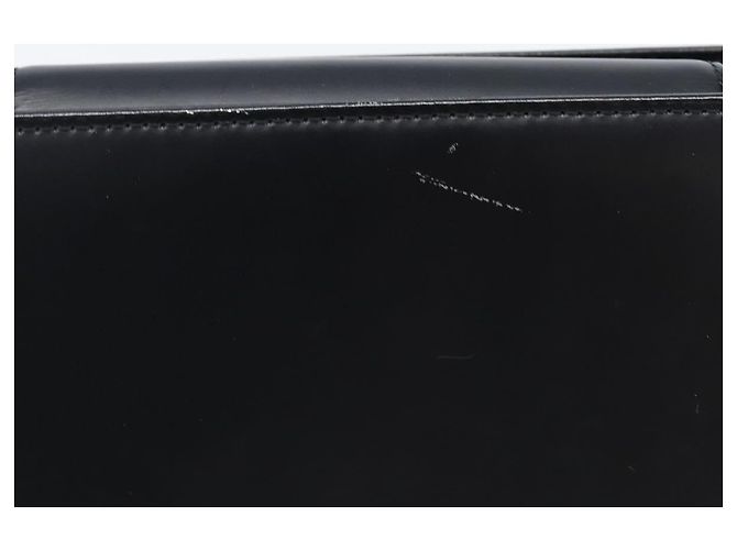Borsa a tracolla BURBERRY in pelle nera e argento Auth 206797A Nero - vista 3