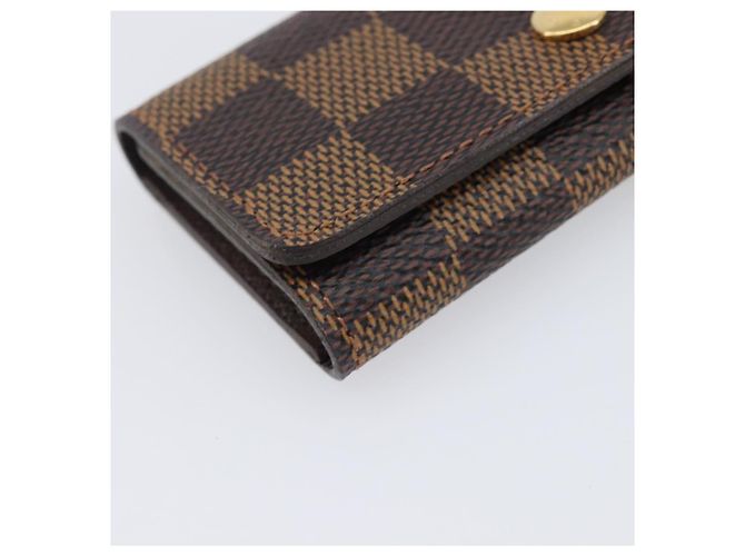 LOUIS VUITTON Damier Ebene Multicles 4 Key Case N62631 LV Auth 206376V - vista 14
