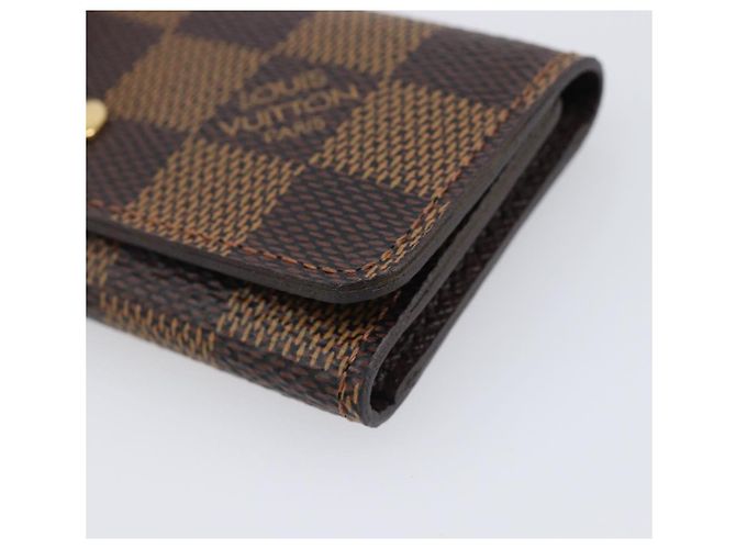 LOUIS VUITTON Damier Ebene Multicles 4 Key Case N62631 LV Auth 206376V - vista 7