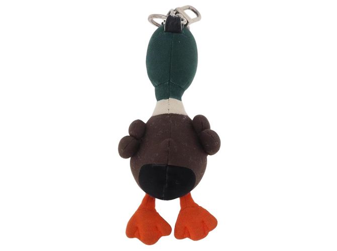 LOUIS VUITTON MADE NIGO LV Squared Porte Cre Duck Charm MP3222 Auth 206943M Plata Verde - vista 2