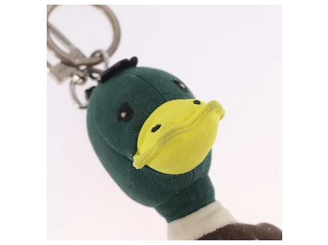 LOUIS VUITTON MADE NIGO LV Squared Porte Cre Duck Charm MP3222 Auth 206943M Plata Verde - vista 3