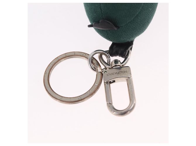 LOUIS VUITTON MADE NIGO LV Squared Porte Cre Duck Charm MP3222 Auth 206943M Plata Verde - vista 6