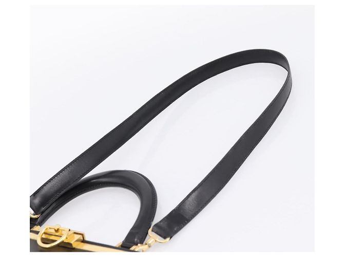 Borsa a mano Christian Dior in pelle 2way Nero Oro Auth ep16322V D'oro - vista 14