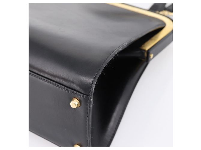 Borsa a mano Christian Dior in pelle 2way Nero Oro Auth ep16322V D'oro - vista 18