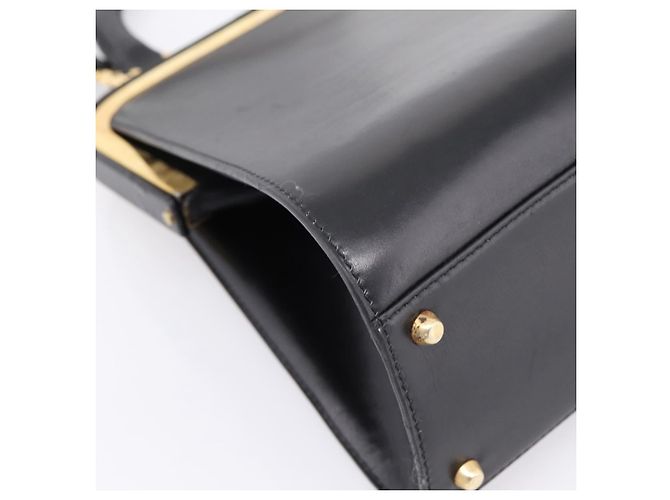 Borsa a mano Christian Dior in pelle 2way Nero Oro Auth ep16322V D'oro - vista 19