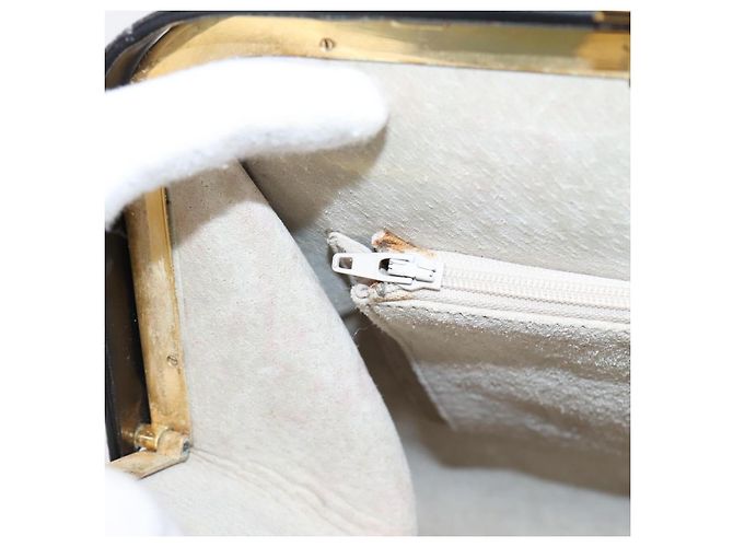 Borsa a mano Christian Dior in pelle 2way Nero Oro Auth ep16322V D'oro - vista 23