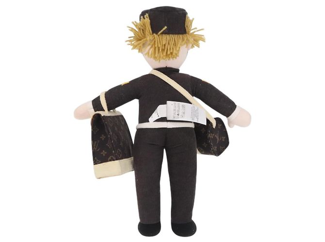 LOUIS VUITTON Groombellboy in cotone imbottito Grigio LV Auth 202520V Marrone - vista 3