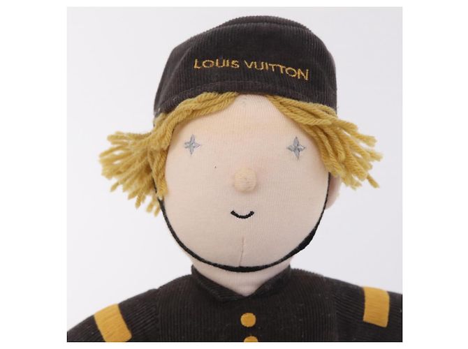 LOUIS VUITTON Groombellboy in cotone imbottito Grigio LV Auth 202520V Marrone - vista 8