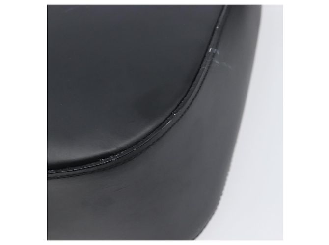 Bolsa de Ombro BURBERRY Couro Preto Prata Auth 206802 - vista 16