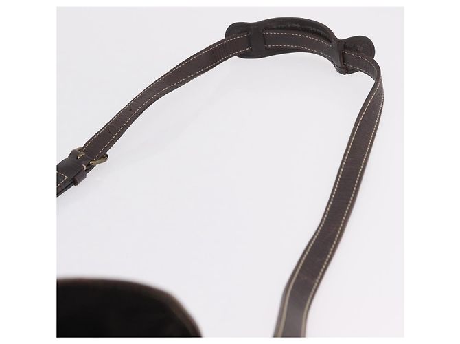 Borsa LOUIS VUITTON Monogram Mini Lin Saumur 30 Brown Fuzan M95227 LV Auth ep16180 Marrone - vista 15