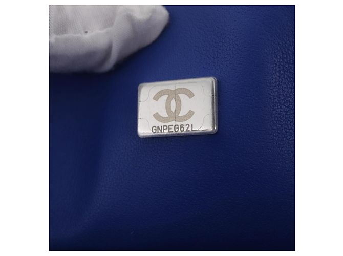 Bolsa de ombro CHANEL Chain Matelasse 25 em couro de bezerro Rainbow CC Auth 167787SM - vista 11