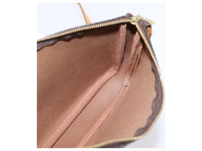 LOUIS VUITTON Monogram Graffiti Pochette Accessoires Khaki M92191 Auth 207561A Cachi Monogramma - vista 22