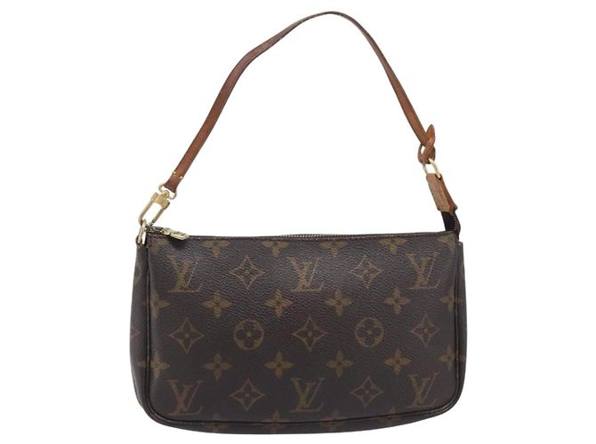 LOUIS VUITTON Monogram Pochette Accessoires Pouch M51980 LV Auth 202469 Monograma - vista 13