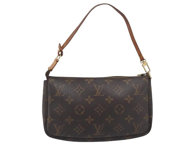 LOUIS VUITTON Monogram Pochette Accessoires Pouch M51980 LV Auth 202469 Monograma - vista 2
