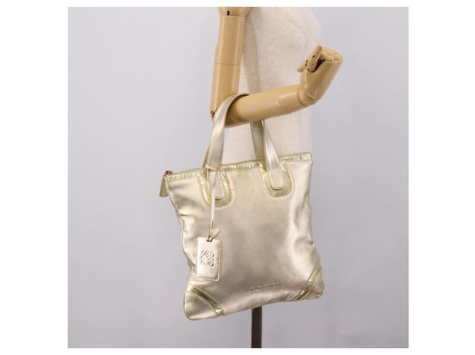 LOEWE Handtasche aus Leder Gold authentisch ka6452A Golden - Ansicht 27