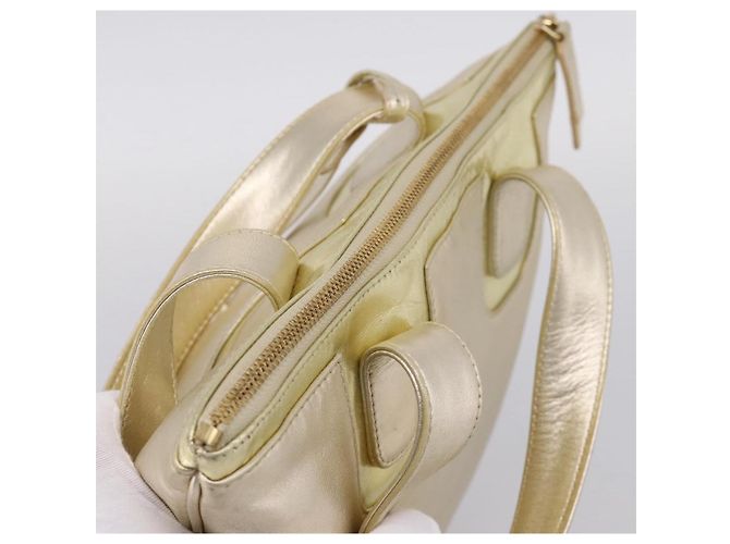 LOEWE Handtasche aus Leder Gold authentisch ka6452A Golden - Ansicht 6