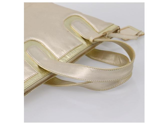 LOEWE Handtasche aus Leder Gold authentisch ka6452A Golden - Ansicht 7