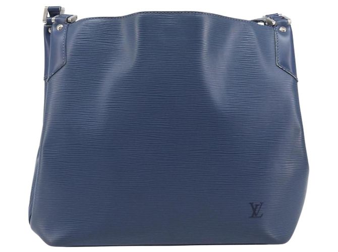LOUIS VUITTON Epi Mandala MM Schultertasche Myrtille M5889G LV Auth BA16218 Dunkelviolett - Ansicht 13