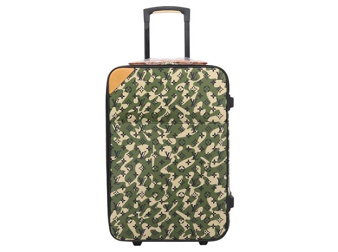 LOUIS VUITTON Monogram Camouflage Takashi Murakami Pegas 60 M23333 Auth 181653SM - vista 13
