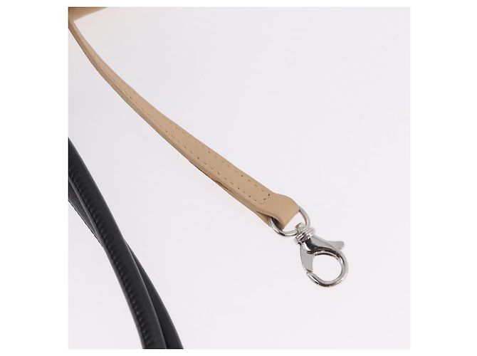 CHANEL Cambon Line Matelasse Tote Bag aus Leder Beige Silber CC Auth 206839V - Ansicht 10