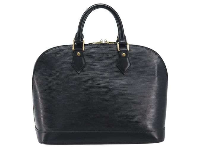 LOUIS VUITTON Epi Alma Hand Bag Noir black M52142 LV Auth LN004A Schwarz - Ansicht 13