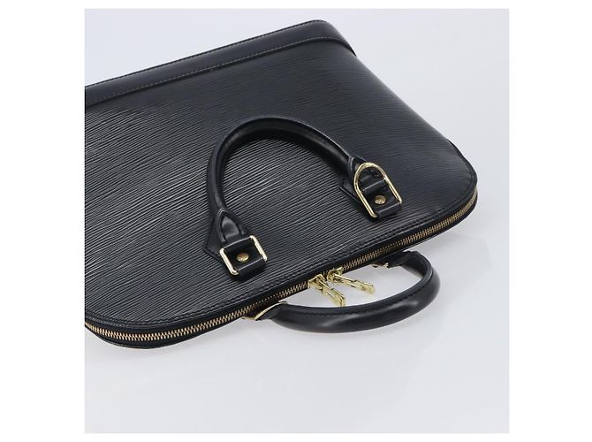 LOUIS VUITTON Epi Alma Hand Bag Noir black M52142 LV Auth LN004A Schwarz - Ansicht 6