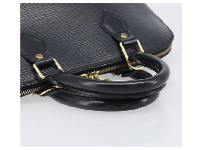 LOUIS VUITTON Epi Alma Hand Bag Noir black M52142 LV Auth LN004A Schwarz - Ansicht 7
