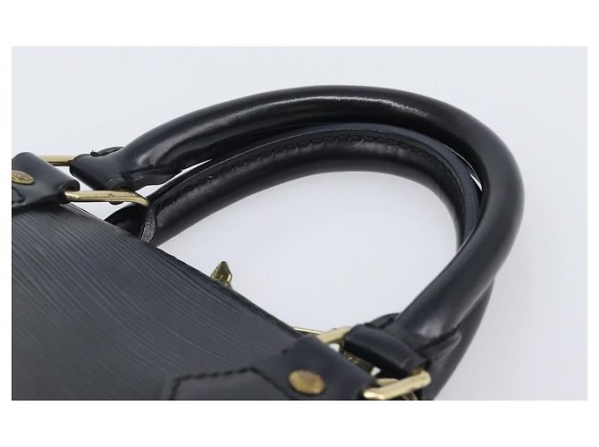 LOUIS VUITTON Epi Alma Hand Bag Noir black M52142 LV Auth LN004A Schwarz - Ansicht 8