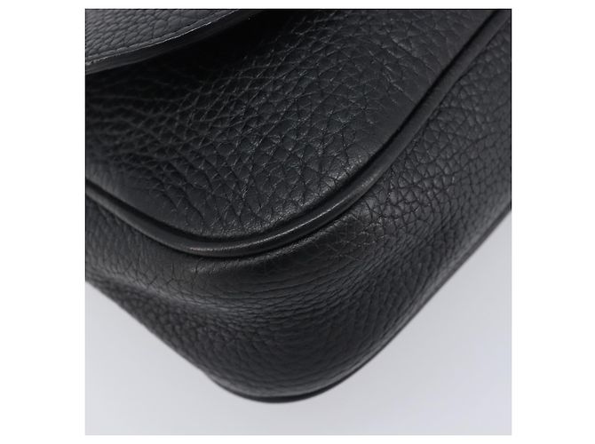 Borsa a tracolla GUCCI Soho Chain in pelle nera e oro 536224 Auth 207417V Nero D'oro - vista 15