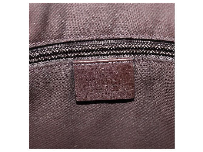 Borsa a tracolla GUCCI GG Canvas Beige Silver 145857 Auth LN086V Argento - vista 20