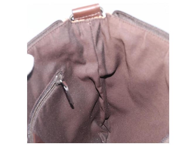 Borsa a tracolla GUCCI GG Canvas Beige Silver 145857 Auth LN086V Argento - vista 21