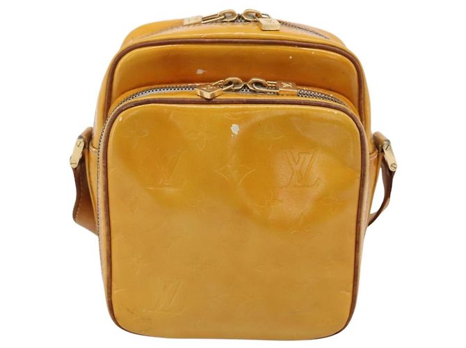 LOUIS VUITTON Monogram Vernis Wooster Shoulder Bag Gris M91036 LV Auth 206680 Grigio - vista 13
