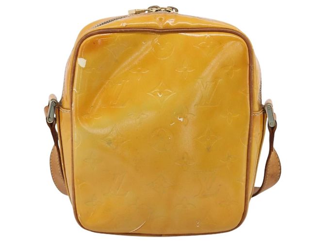 LOUIS VUITTON Monogram Vernis Wooster Shoulder Bag Gris M91036 LV Auth 206680 Grigio - vista 2