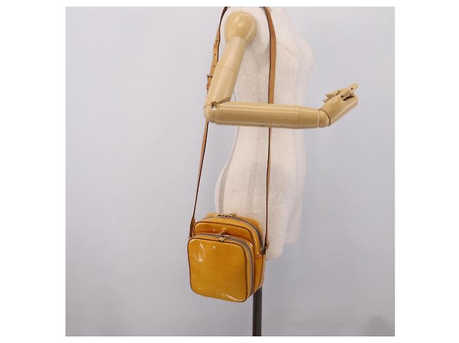 LOUIS VUITTON Monogram Vernis Wooster Shoulder Bag Gris M91036 LV Auth 206680 Grigio - vista 25