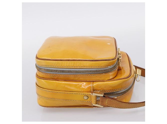 LOUIS VUITTON Monogram Vernis Wooster Shoulder Bag Gris M91036 LV Auth 206680 Grigio - vista 4