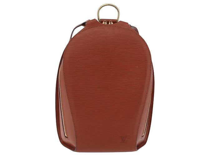 Mochila LOUIS VUITTON Epi Mabillon Brown M52233 LV Auth ep16041A Castaño - vista 13