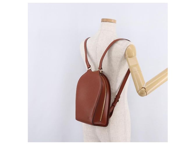 Mochila LOUIS VUITTON Epi Mabillon Brown M52233 LV Auth ep16041A Castaño - vista 24