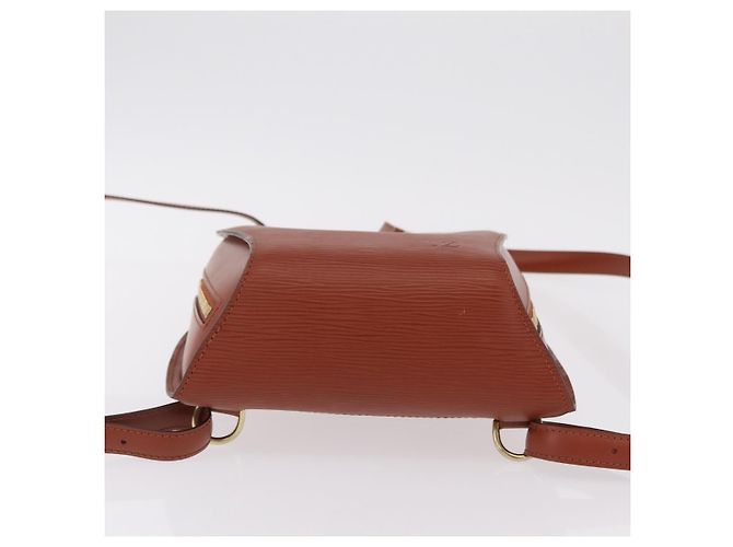 Mochila LOUIS VUITTON Epi Mabillon Brown M52233 LV Auth ep16041A Castaño - vista 5