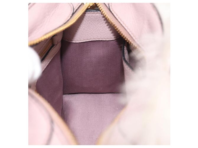 Borsa a Mano Miu Miu Mouton 2way Pink Gold Auth 167728M Rosa D'oro - vista 23