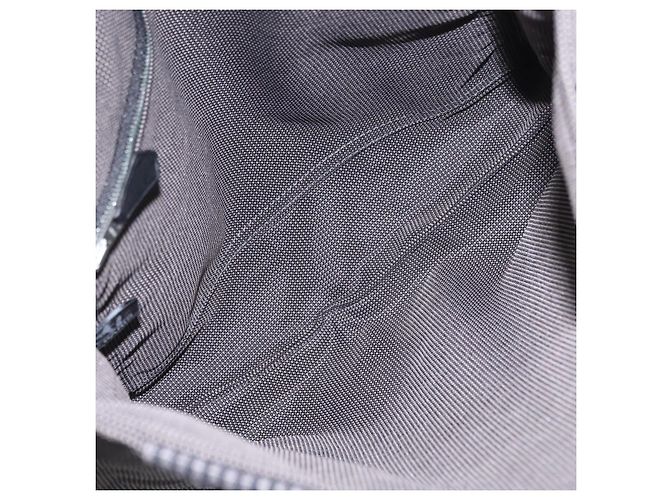 Hermès HERMES Her Line Bassus PM Borsa a tracolla Canvas Gray Silver Auth 206771A Marrone Argento - vista 11