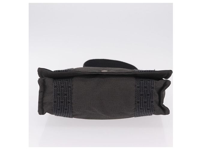 Hermès HERMES Her Line Bassus PM Borsa a tracolla Canvas Gray Silver Auth 206771A Marrone Argento - vista 5