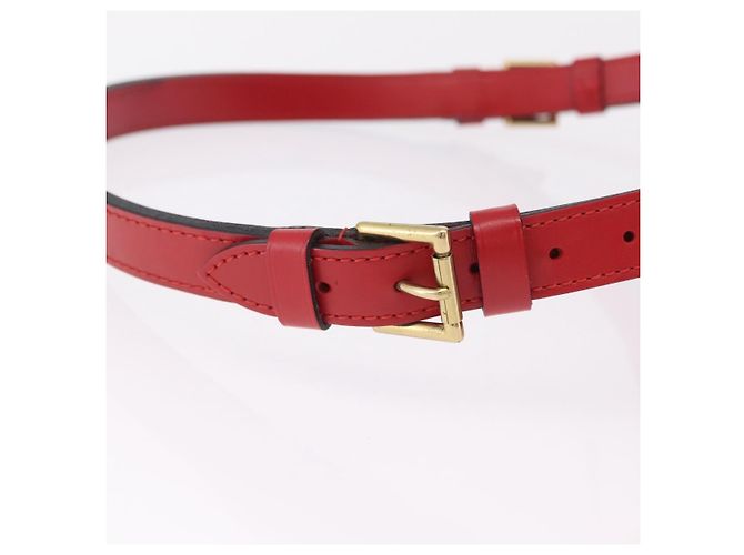 LOUIS VUITTON Borsa a tracolla Petit Noe Epi Rossa M44107 LV Auth 206418A Rosso - vista 15