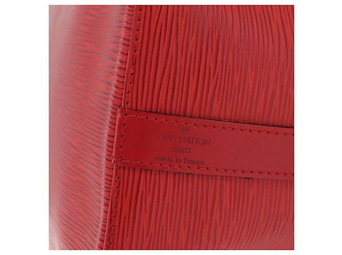 LOUIS VUITTON Borsa a tracolla Petit Noe Epi Rossa M44107 LV Auth 206418A Rosso - vista 20