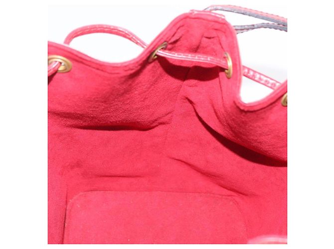 LOUIS VUITTON Borsa a tracolla Petit Noe Epi Rossa M44107 LV Auth 206418A Rosso - vista 22