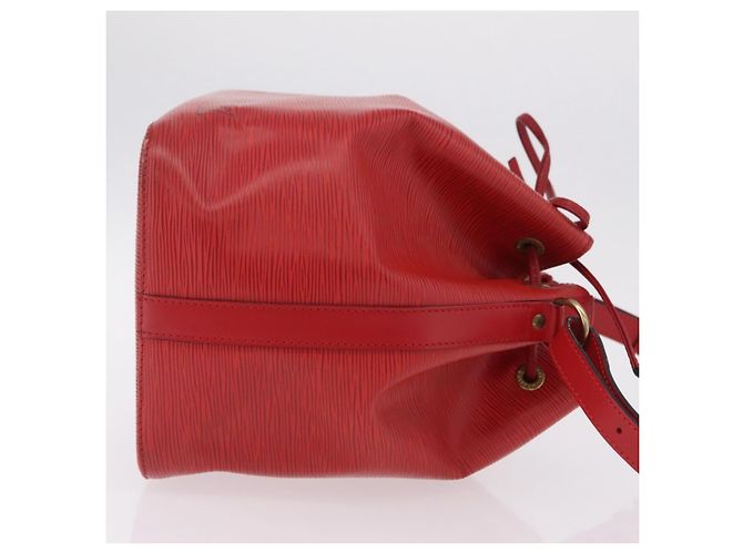 LOUIS VUITTON Borsa a tracolla Petit Noe Epi Rossa M44107 LV Auth 206418A Rosso - vista 3