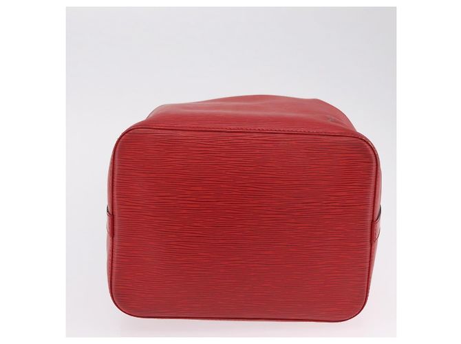 LOUIS VUITTON Borsa a tracolla Petit Noe Epi Rossa M44107 LV Auth 206418A Rosso - vista 5